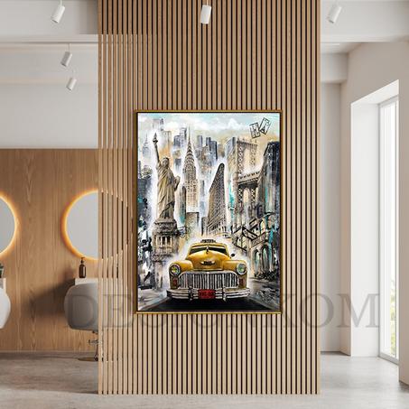 america style cities poster