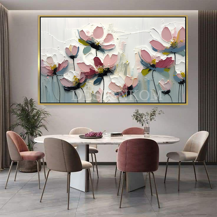 heavy colorful pinky flowers