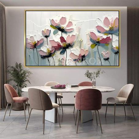heavy colorful pinky flowers