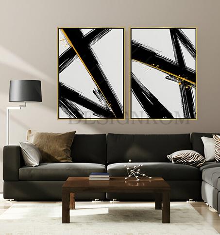abstract black lines