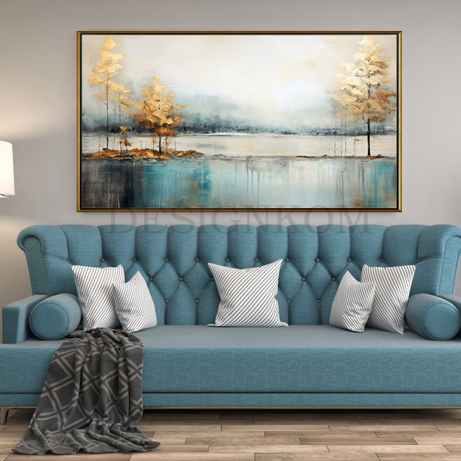 peaceful art forest