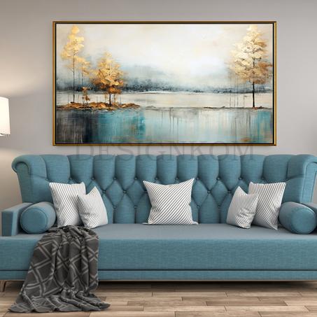 peaceful art forest