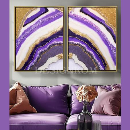 Marble Style purple