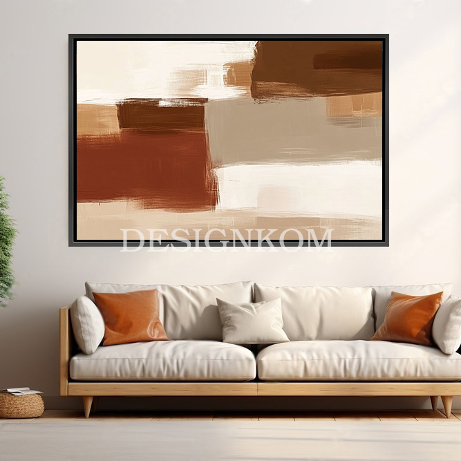 heavy brown paint