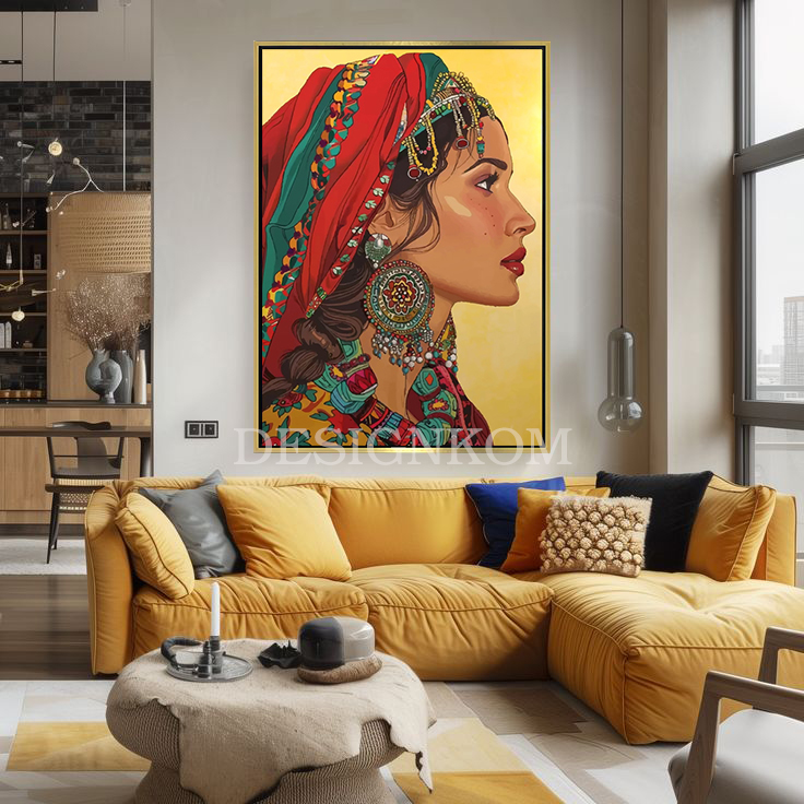 majestic of an Amazigh woman