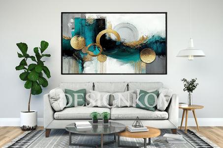 green gold cercle