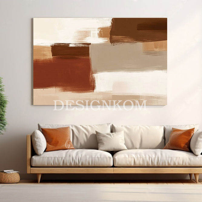 heavy brown paint