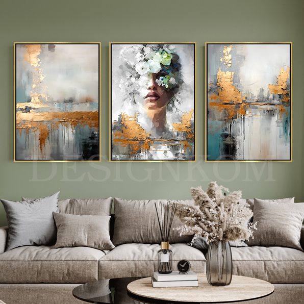 emotional woman flower desire