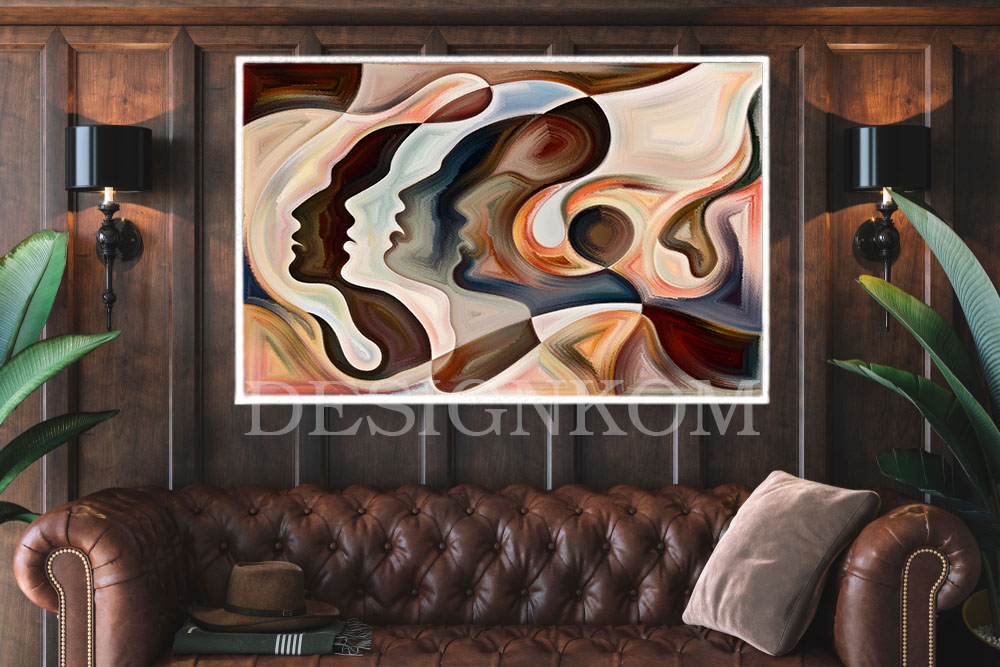 ABSTRACT FACES SOUL