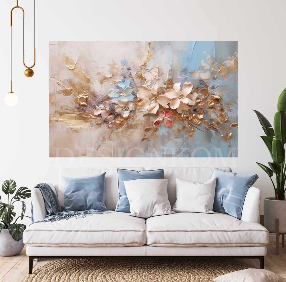 Emergence flowers paint style