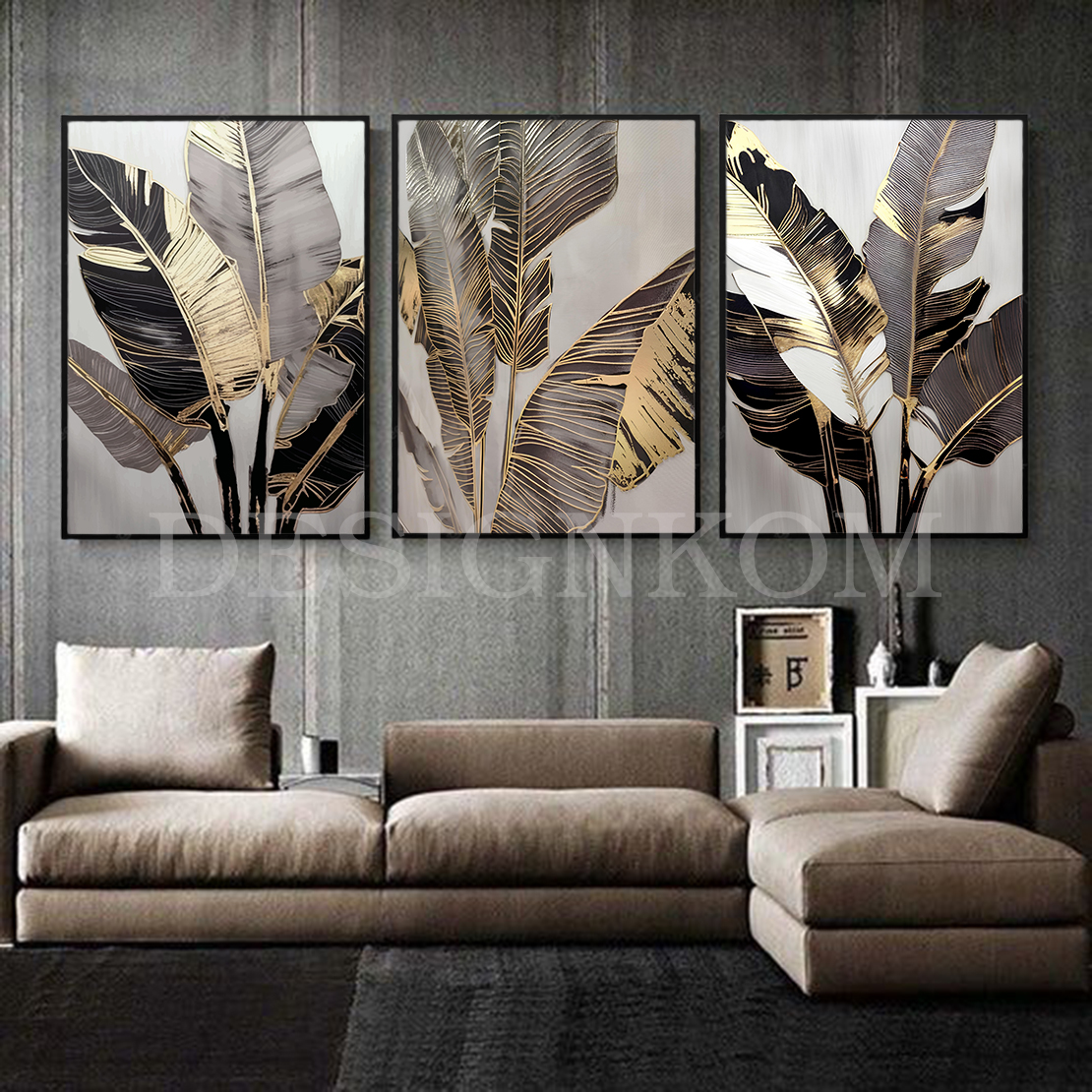 tropical palms leafs