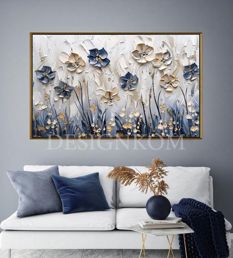 FRENZY BLUE FLOWERS