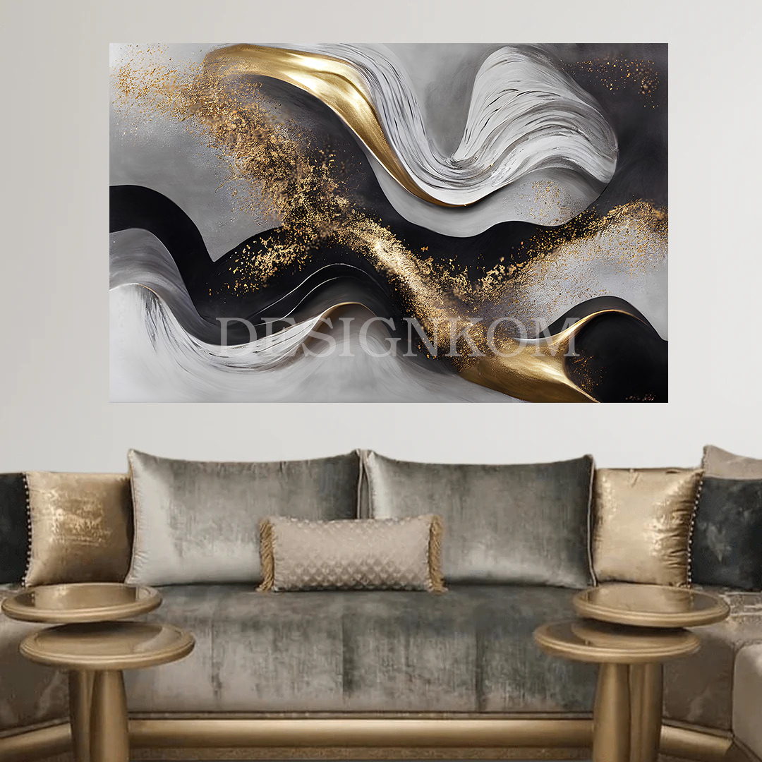 black gold white swearl texture