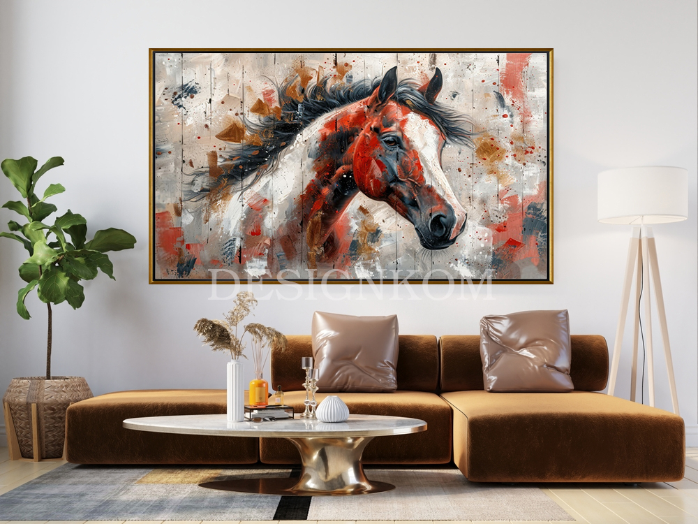 BEAUTY HEAD HORSE PAINT
