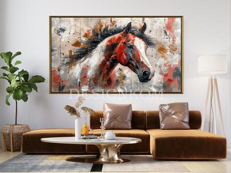 BEAUTY HEAD HORSE PAINT