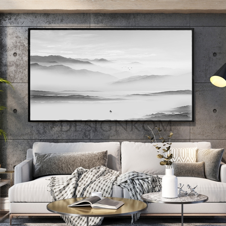 grey white boat landscape