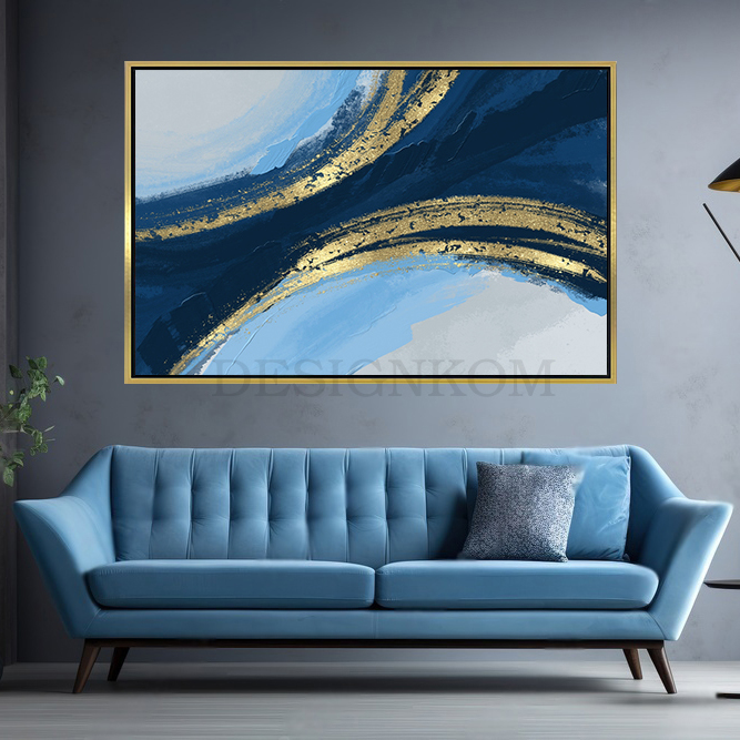 blue sky gold swearl