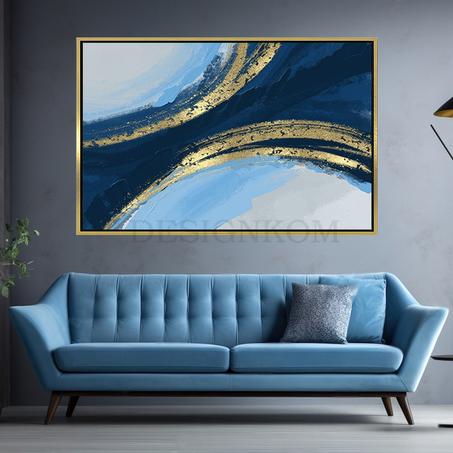 blue sky gold swearl
