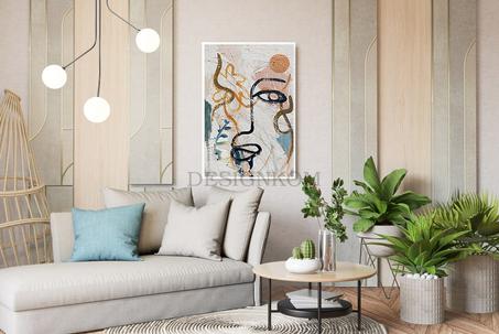 MINIMALIST FACE BOHO PAINT