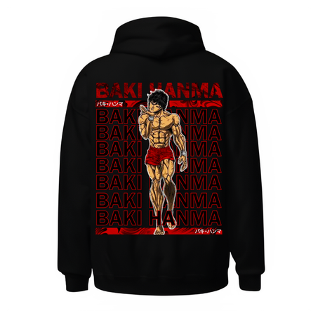 BAKI HANMA OVERSIZED HOODIE – Samurai Style Streetwear