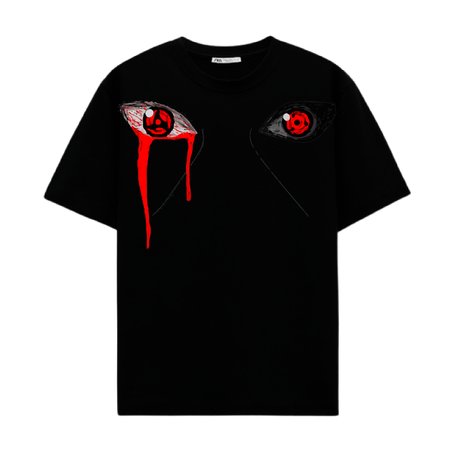 UCHIHA CLAN DEMON OVERSIZED T-SHIRT