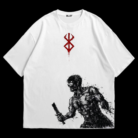 GUTS WHITE OVERSIZED T-SHIRT