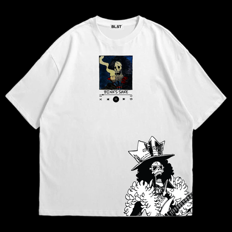 BROOK WHITE OVERSIZED T-SHIRT