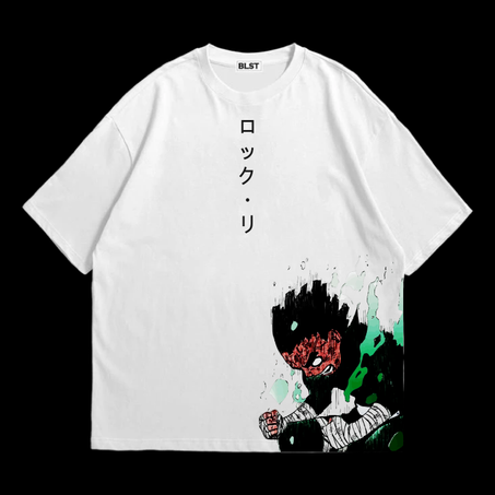 ROCK LEE WHITE OVERSIZED T-SHIRT