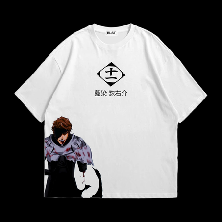 AIZEN WHITE OVERSIZED T-SHIRT