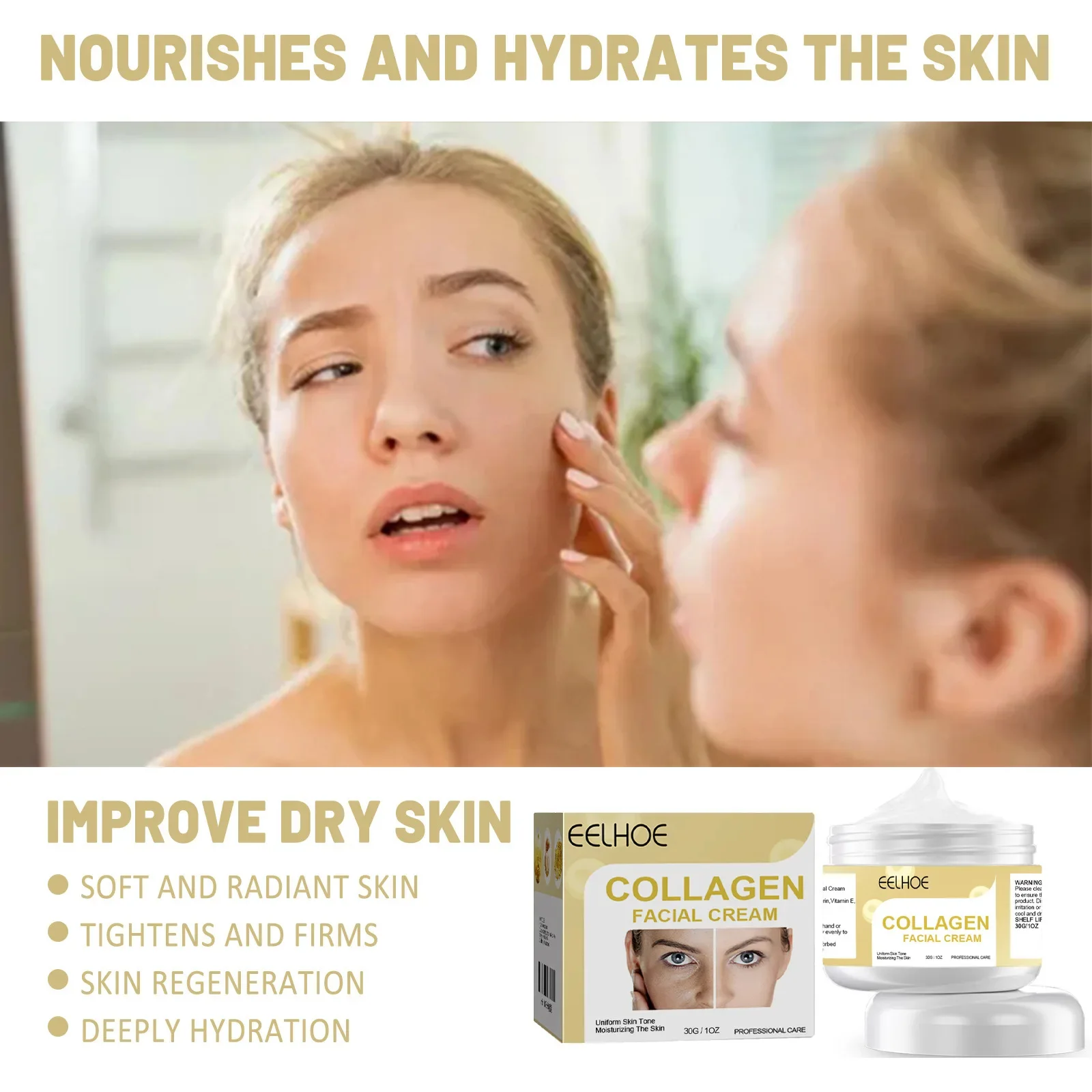 Eehoe Collagen Cream — Reveal Firmer, Youthful, Glowing Skin