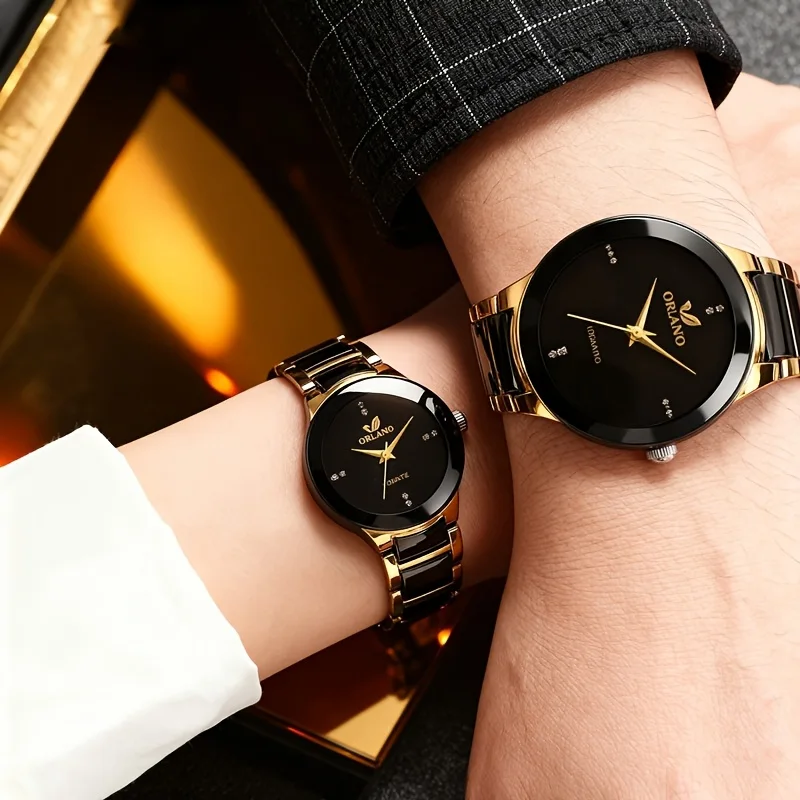 Orlando Premium Duo Watch Set – Elegant Pair for Couples