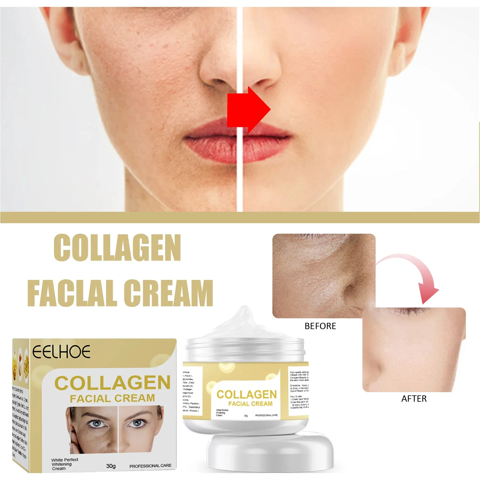 Eehoe Collagen Cream — Reveal Firmer, Youthful, Glowing Skin
