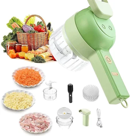 4 in 1 Handheld Electric Vegetable Slicer Set