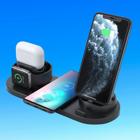 شاحن لا سلكي 6 في 1