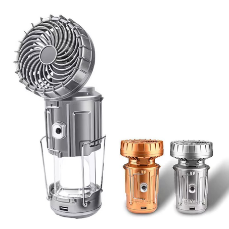 Afrisolaire™ – Lampe Solaire Multifonction – Ventilateur Intégré + Power bank
