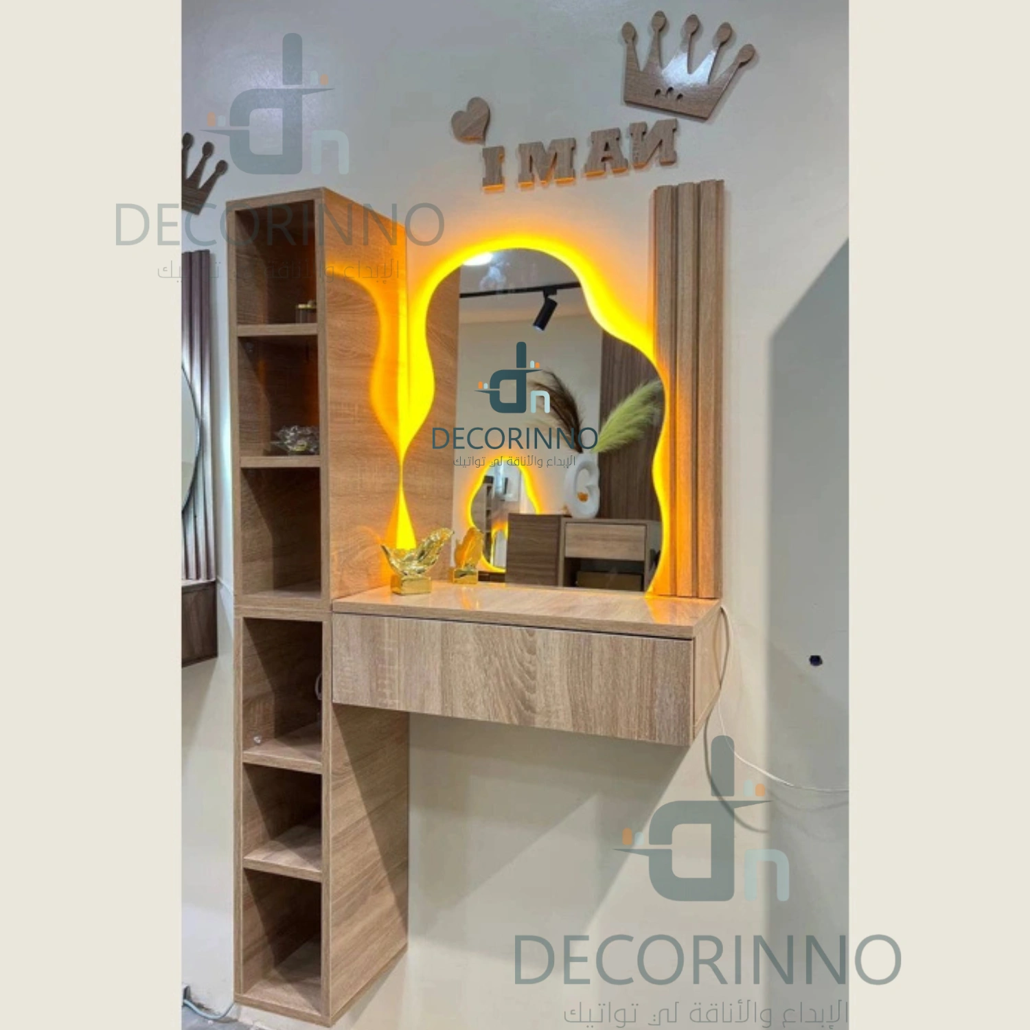 Coiffeuse De Maquillage Pack Fati Double