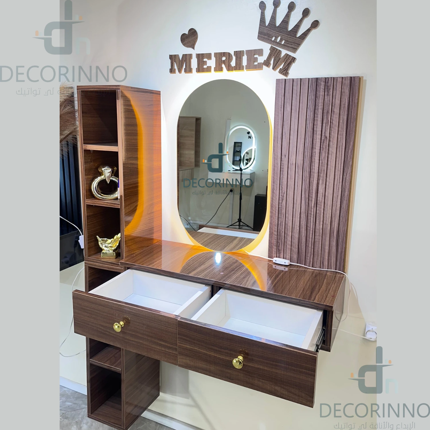 Coiffeuse De Maquillage Pack Luna