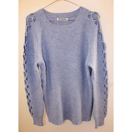 بلوفر الخريف والشتاء للنساء مشبك من الاكثاف