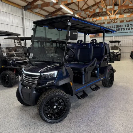 2026 Epic E60FX Premium 6-Passenger Lithium Golf Cart Custom!