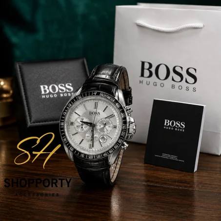 boss cuir croco fond blanc