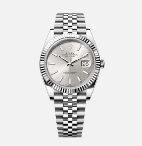 ROLEX DATEJUST SILVER INDEX