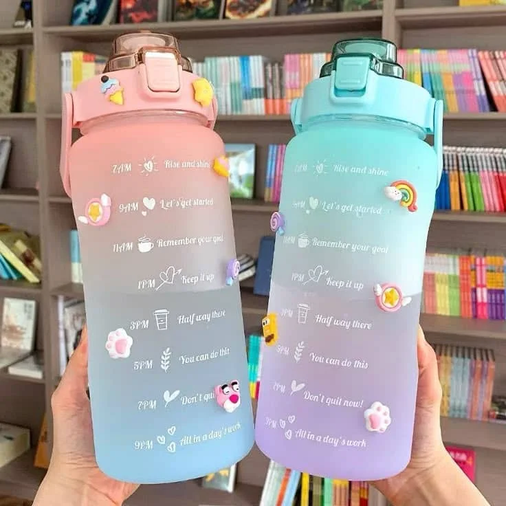 💧 Bubbina 2L — Hydratation & Routine Girl 🌸