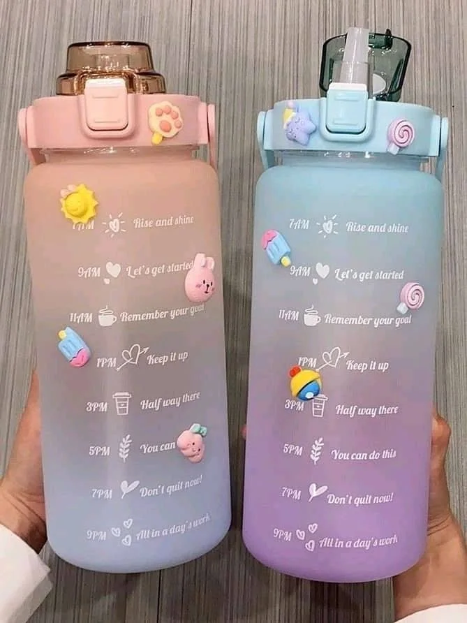 💧 Bubbina 2L — Hydratation & Routine Girl 🌸