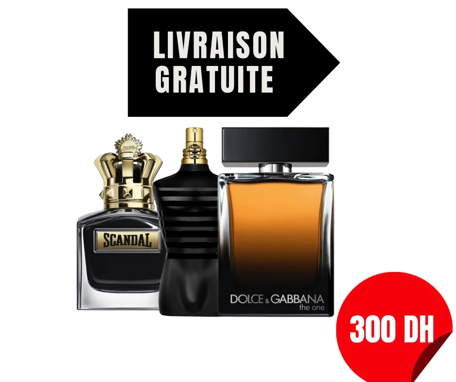 PACK SCANDAL LE PARFUM + LE MALE LE PARFUM + DOLCE GABBANA THE ONE EDP
