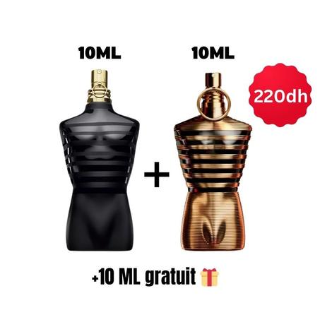 Pack 10 ML Le Male Duo – 10 ML Jean Paul Gaultier + 10ML Gratuit