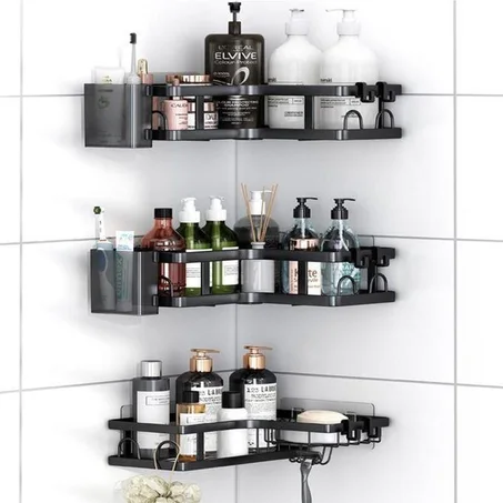 منظم الحمام الزاوي اللاصق