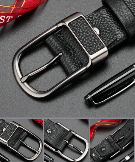 👔 حزام رجالي كلاسيكي من الجلد – أنيق ومتين