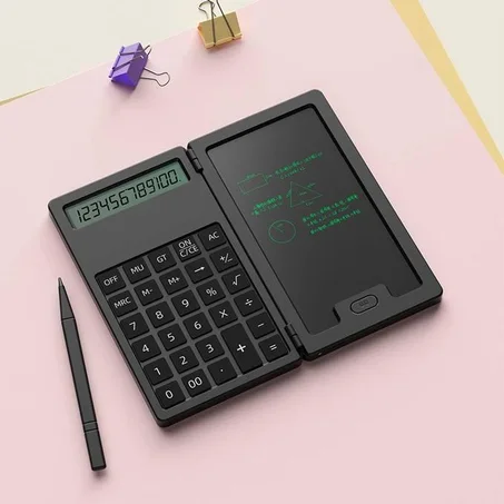 Calculatrice LCD آلة حاسبة ذكية مزودة بلوحة كتابة