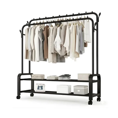 علاقة ملابس متعددة الاستخدامات دوّارة 360°