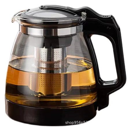 Théière en verre Avec 4 Tasses avec infuseur